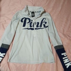 Pink ultimate half zip up